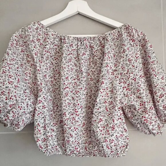 Doen Floral Off-Shoulder Blouse 2XL/XXL - Picture 3 of 10